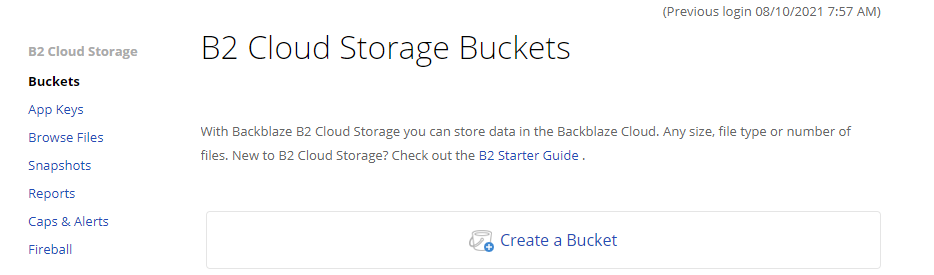 B2 Bucket